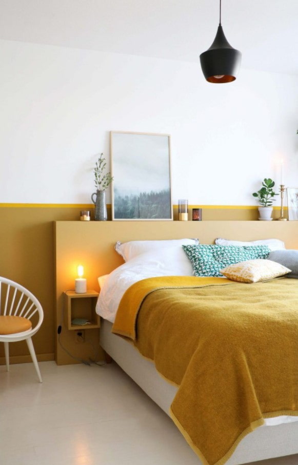 design de lit lumineux