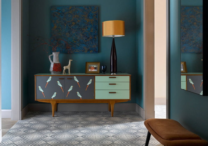 conception d'une commode à l'intérieur du couloir