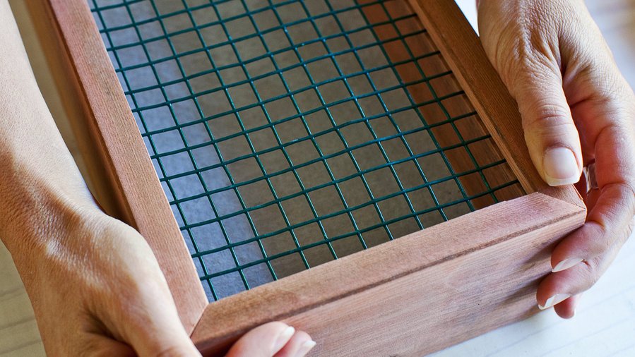mesh on frame