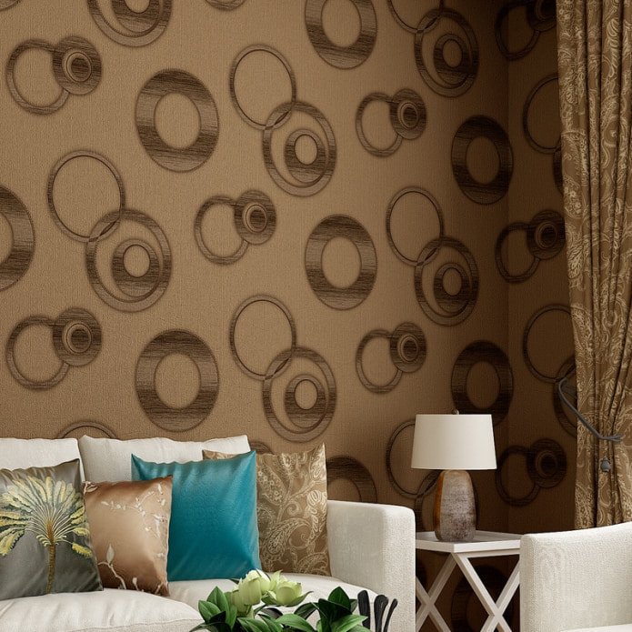 papier peint cercle