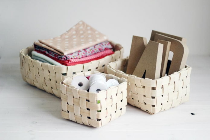 Boîtes en placage