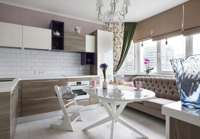 Rideaux courts pour la cuisine