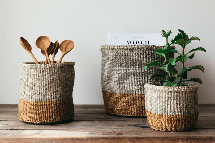 Paniers à plantes