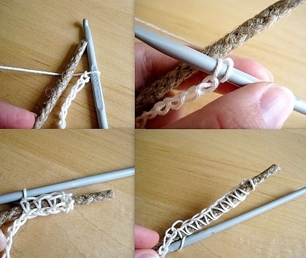 Tricot de boucles d'air
