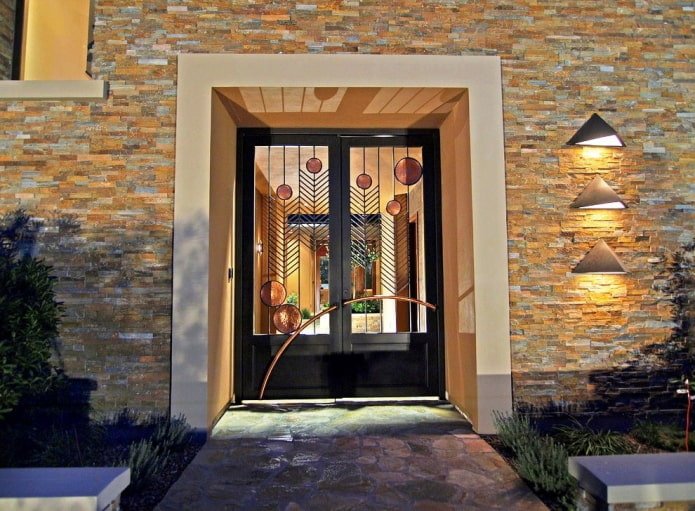 porte forgée de style art déco