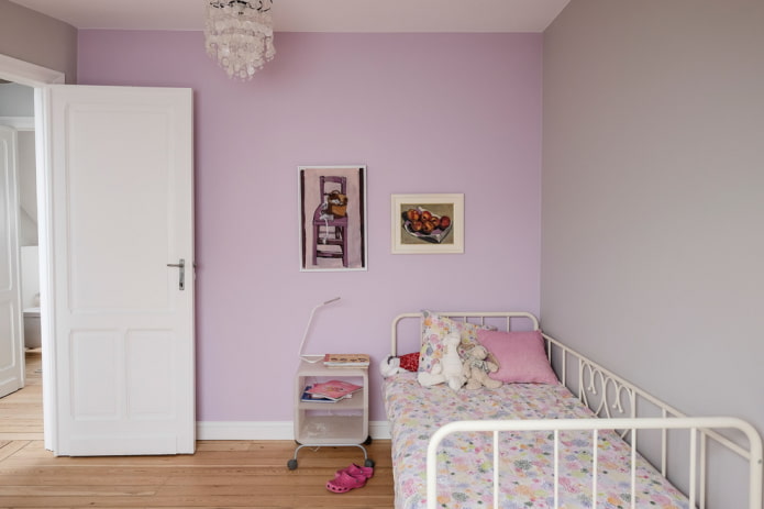 Lit enfant forgé à l'intérieur