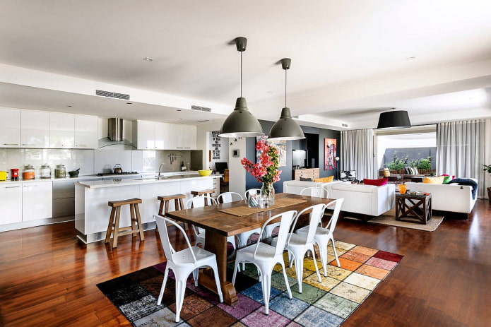tapis brillant pour la cuisine