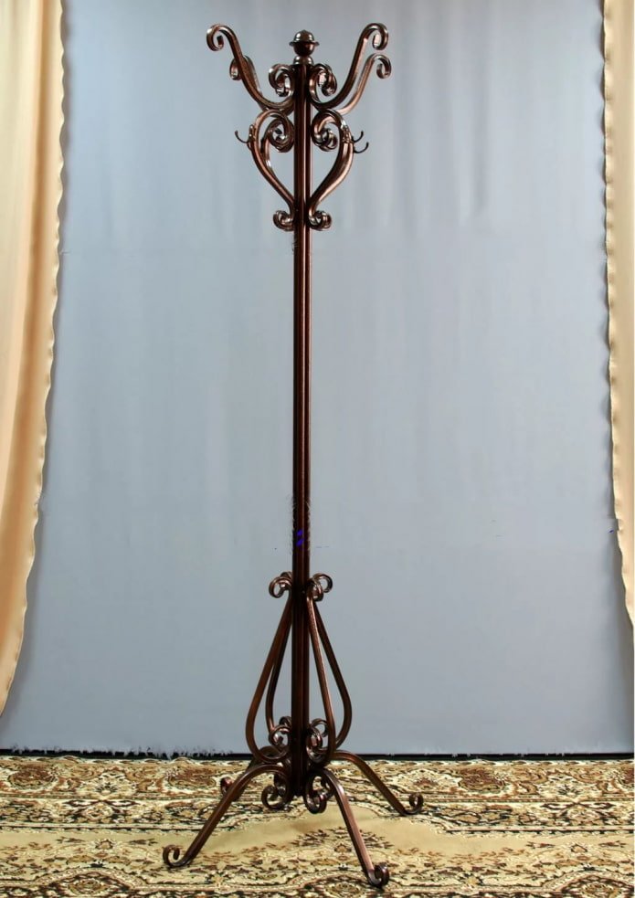 porte-manteau de sol forgé