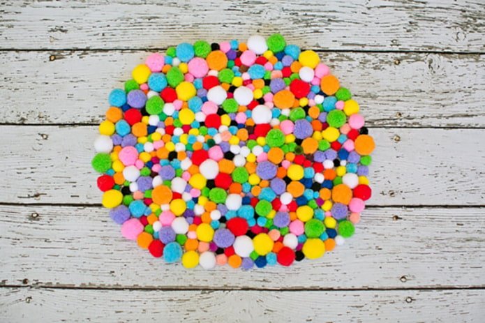Boules multicolores
