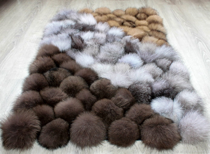 Tapis en fourrure