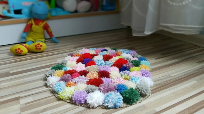 Tapis dans la chambre d'enfant
