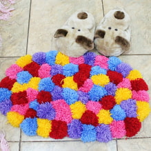 Comment fabriquer un tapis à pompons ?-6