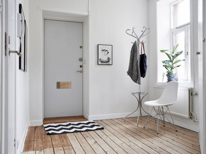 tapis sur un parquet