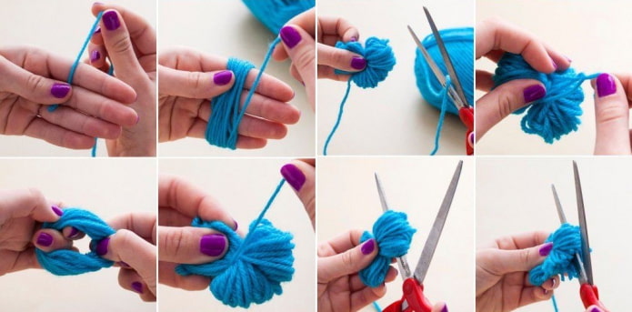 Fabrication d'un pompon