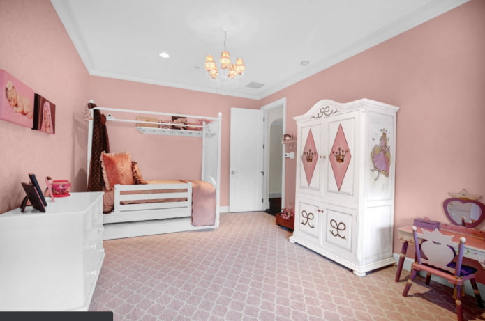 tapis dans la chambre d'enfant