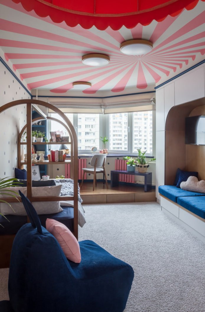 revêtement de sol dans la chambre d'enfant