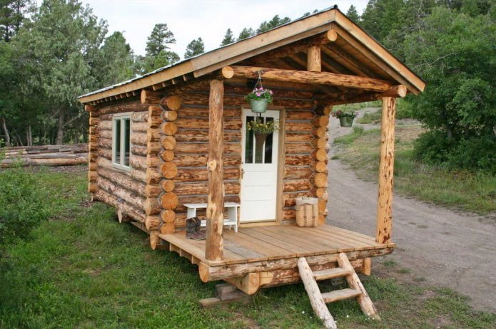 cabane dans un style campagnard