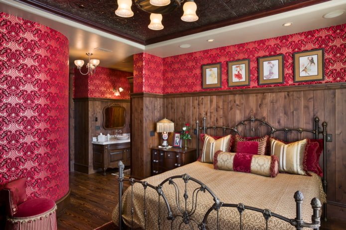 chambre style campagnard
