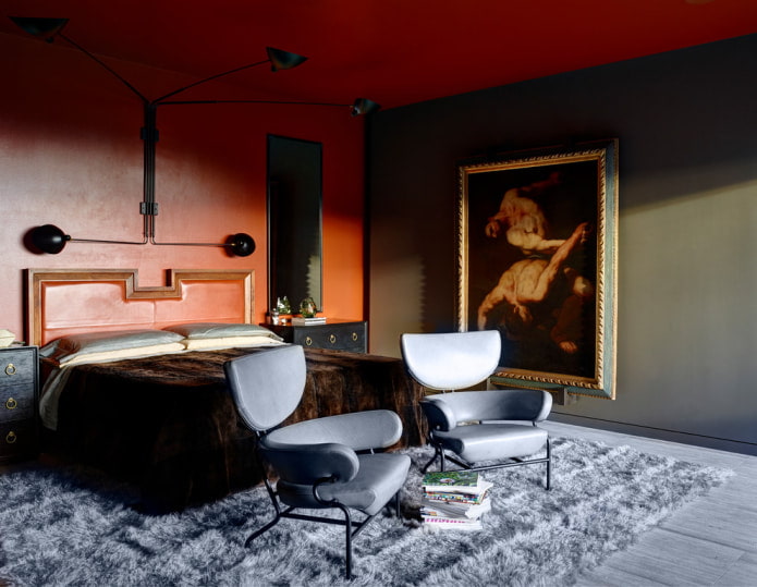 chambre de style fusion moderne