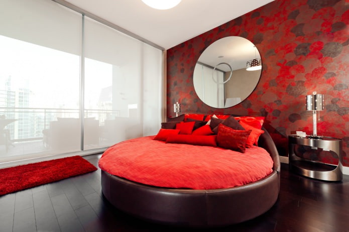 Papier peint rouge