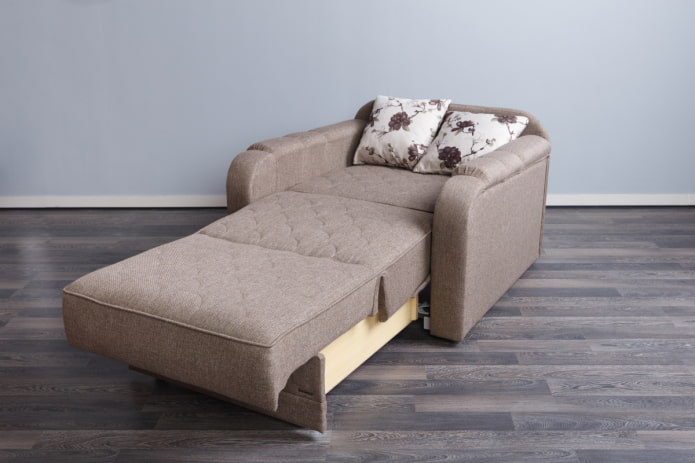 Chaise pliante à l'intérieur