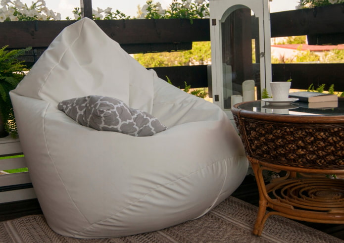 fauteuil poire pour la datcha
