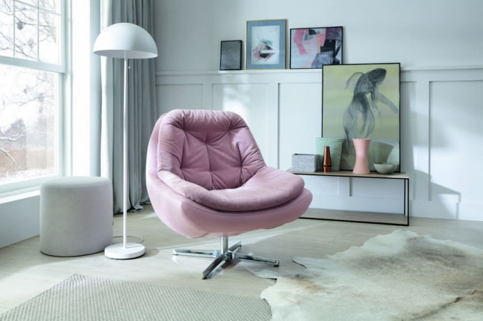 fauteuil pivotant doux