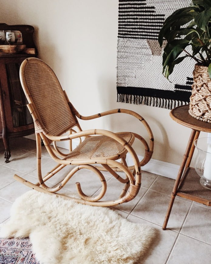 chaise à bascule
