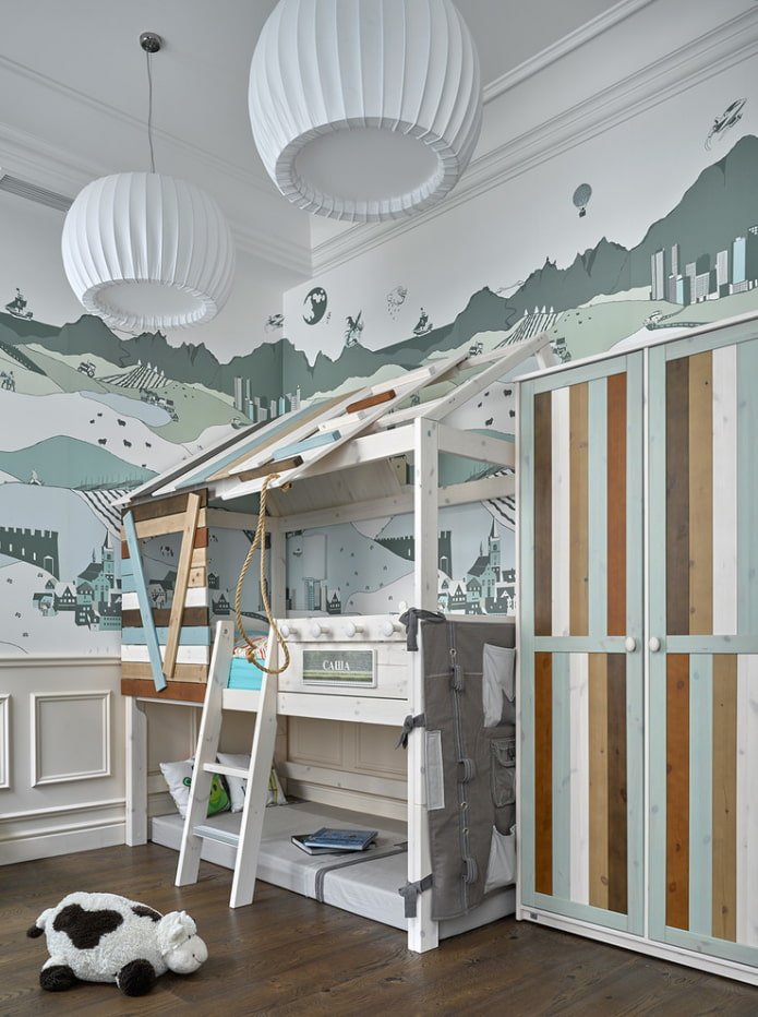 chambre d'enfant pour deux enfants
