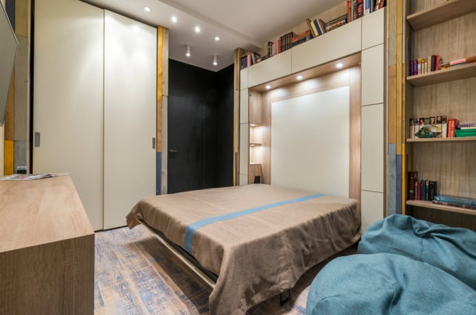 Design de lit intégré à l'intérieur