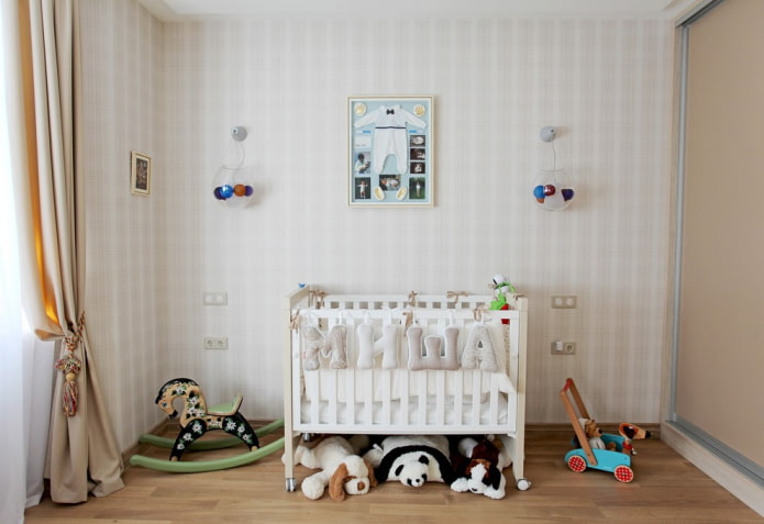 Modèle pour un nouveau-né à l'intérieur