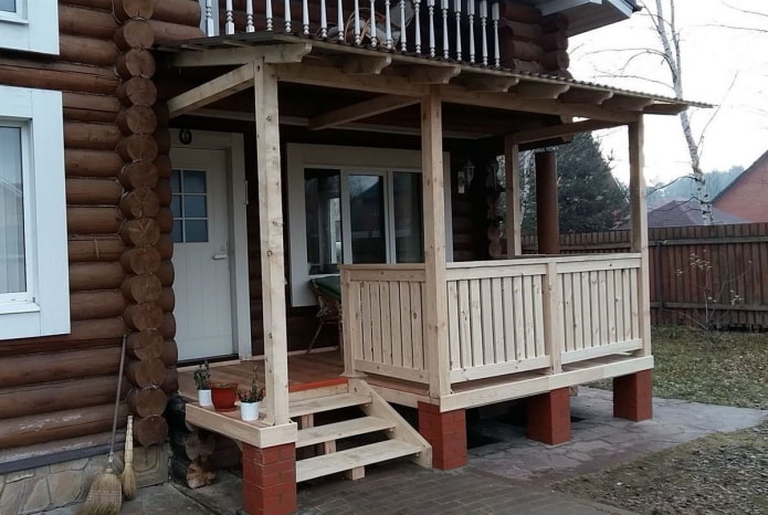 terrace near the house