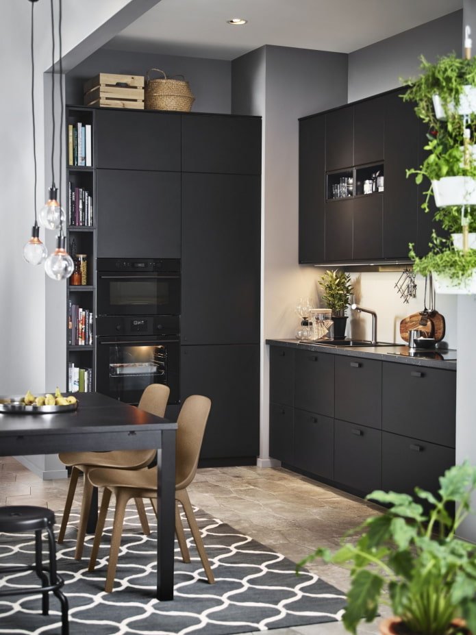 cuisine ikea foncée