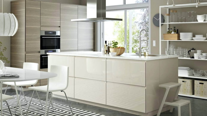 cuisine ikea avec poignées à mortaise