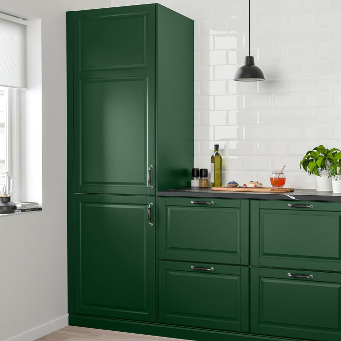 budbin de cuisine vert
