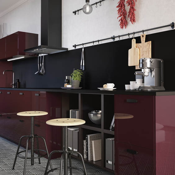 cuisine colorée ikea