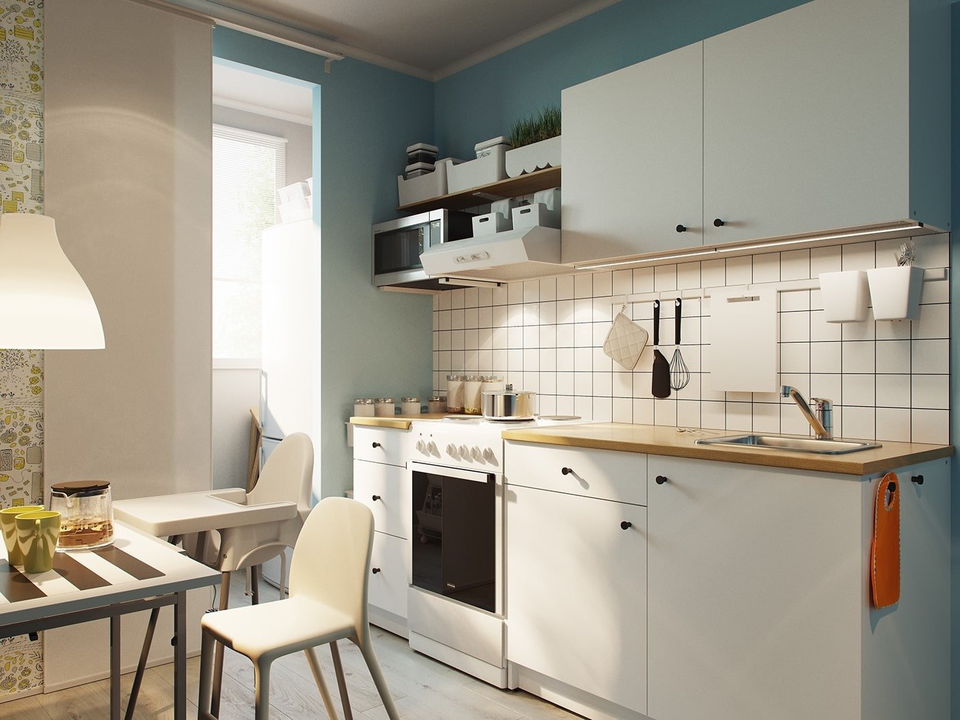 Cuisines IKEA : nuances de choix, types, photos et vidéos d'intérieur