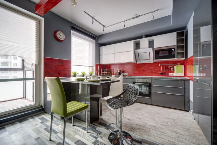 Décoration de cuisine de style moderne