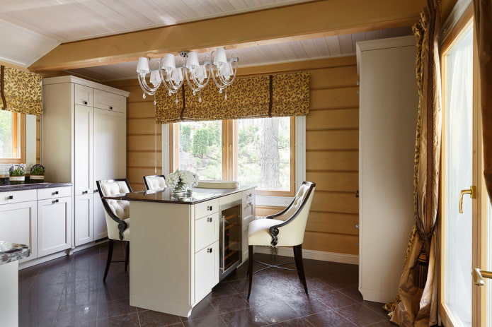 Cuisine dans une maison privée, néoclassicisme