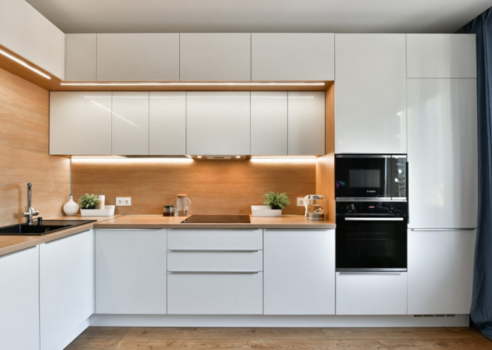 ceiling-high cabinets