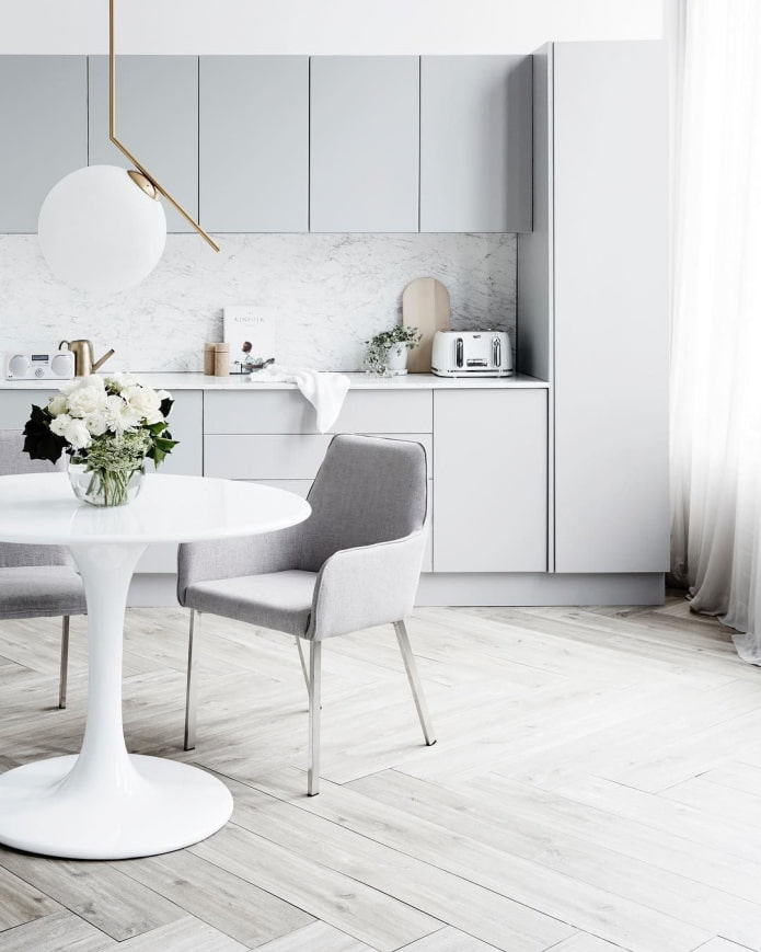 cuisine grise de style moderne