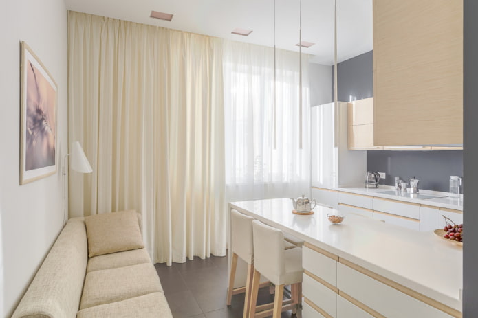 Aménagement intérieur cuisine-salon