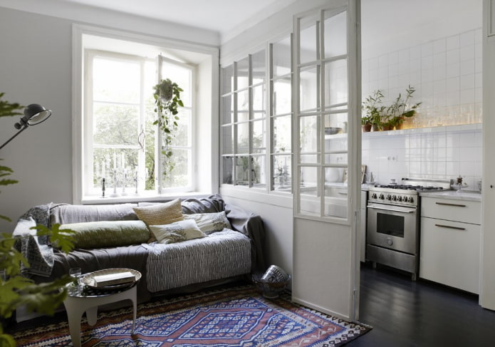 Zonage d'une cuisine-salon de 12 m²