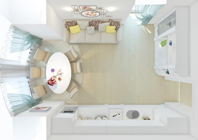 Aménagement d'une cuisine-séjour de 30 m²
