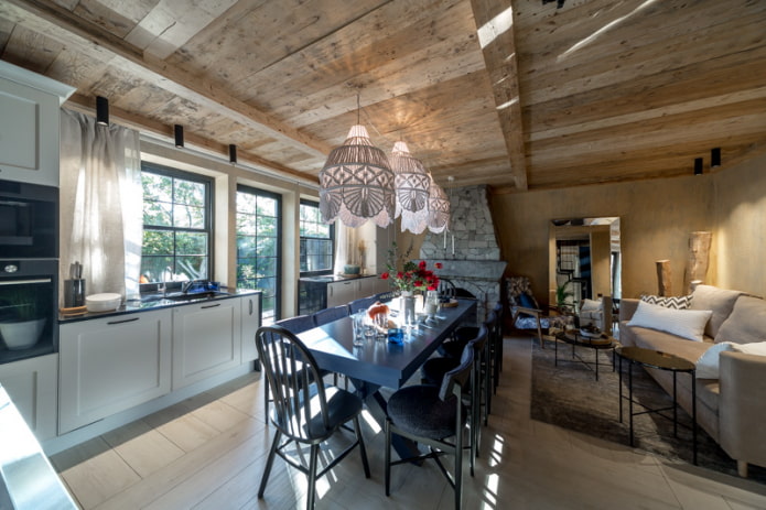 Aménagement de la cuisine-salon