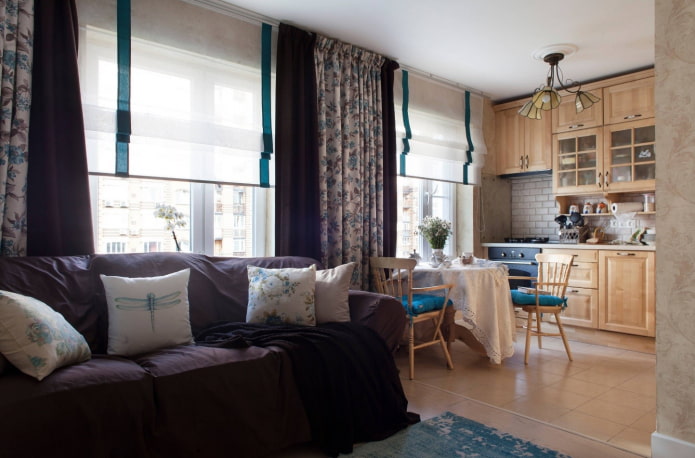 Aménagement intérieur cuisine-salon