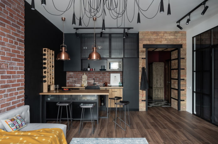 Spacieux studio de style loft