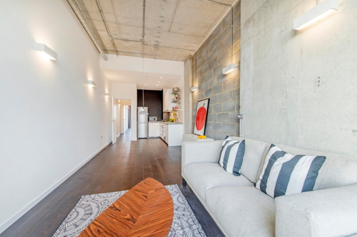 blocs de béton à l'intérieur