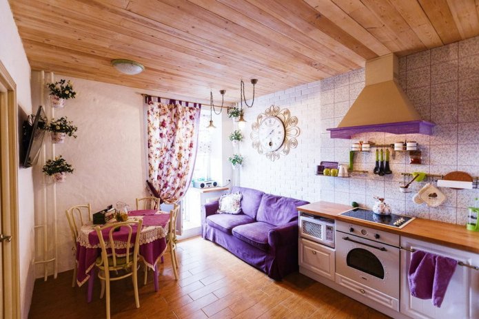 Cuisine-salon de style provençal