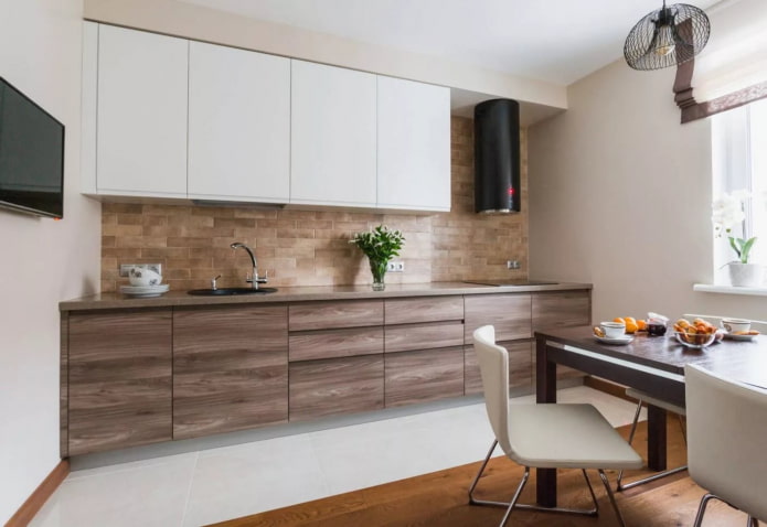 cuisine imitation bois en mdf